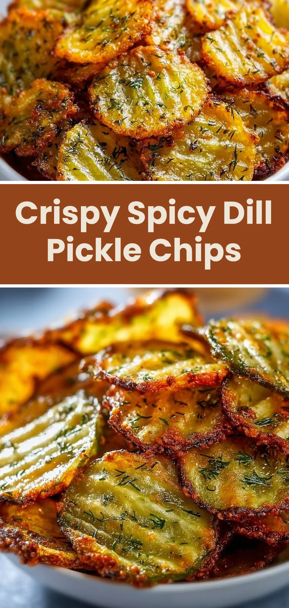 Crispy Spicy Dill Pickle Chips