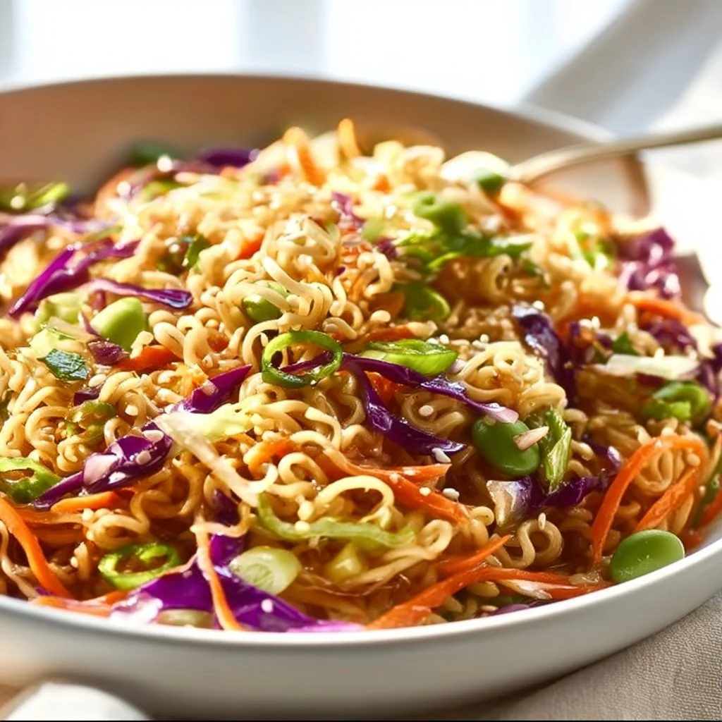 Crunchy Asian Ramen Noodle Salad