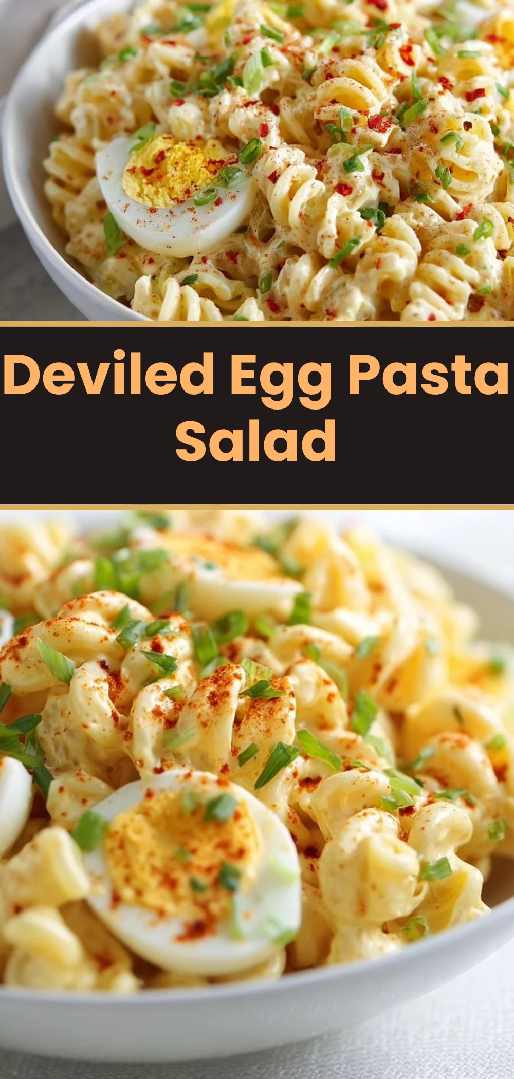 Deviled Egg Pasta Salad