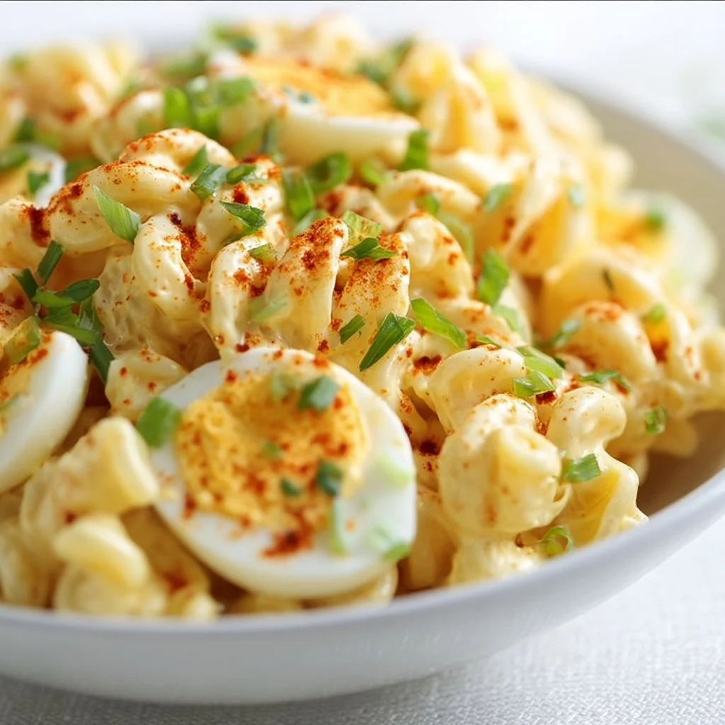 Deviled Egg Pasta Salad