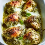 easy 4 ingredient pesto baked chicken 2026 04 17 030647
