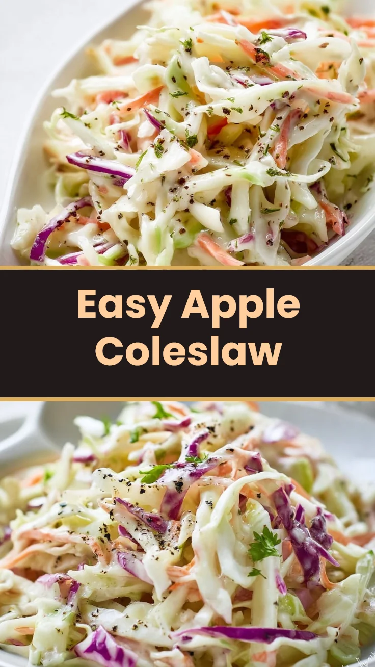 Easy Apple Coleslaw