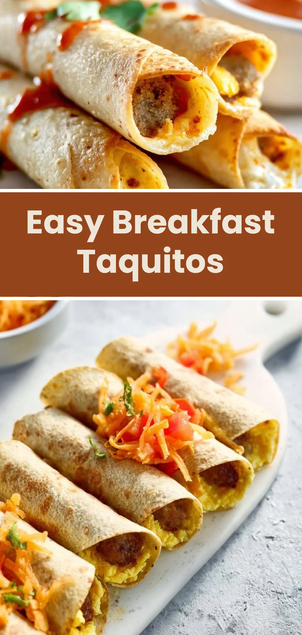 Easy Breakfast Taquitos