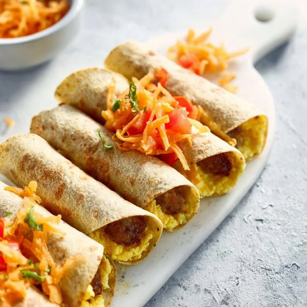 Easy Breakfast Taquitos