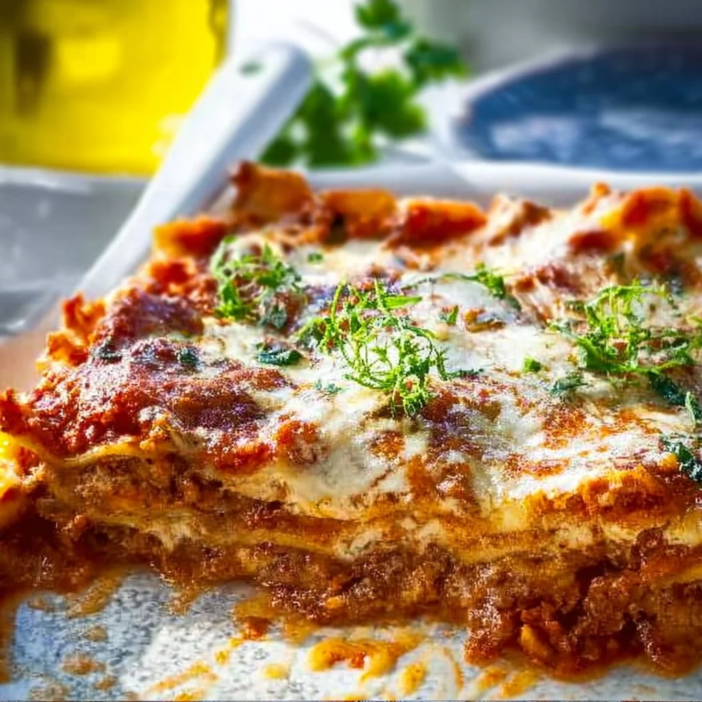 Easy Lasagna Recipe (No Boil Noodles)