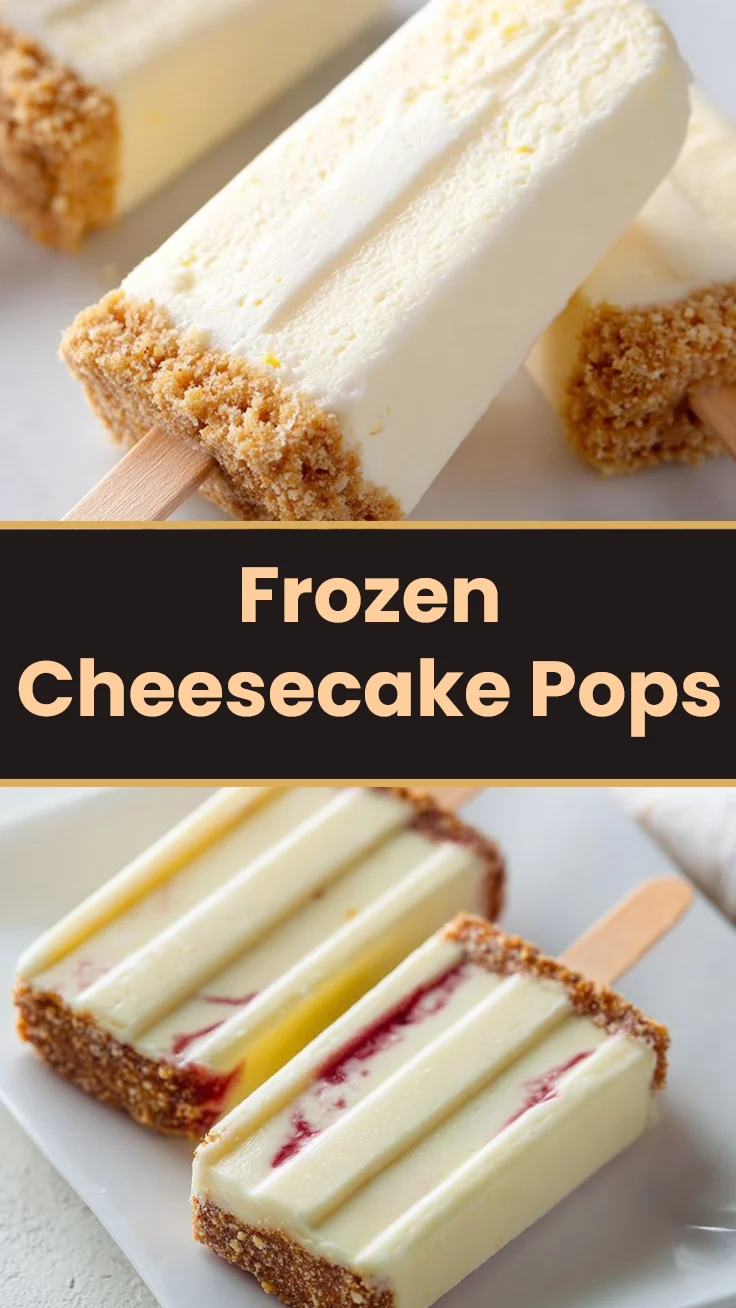 Frozen Cheesecake Pops