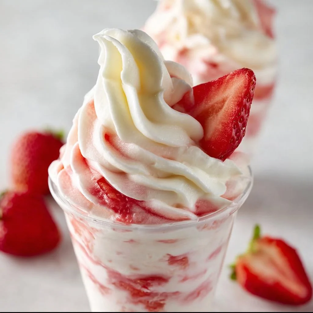 Frozen Strawberry Dole Whip Delight