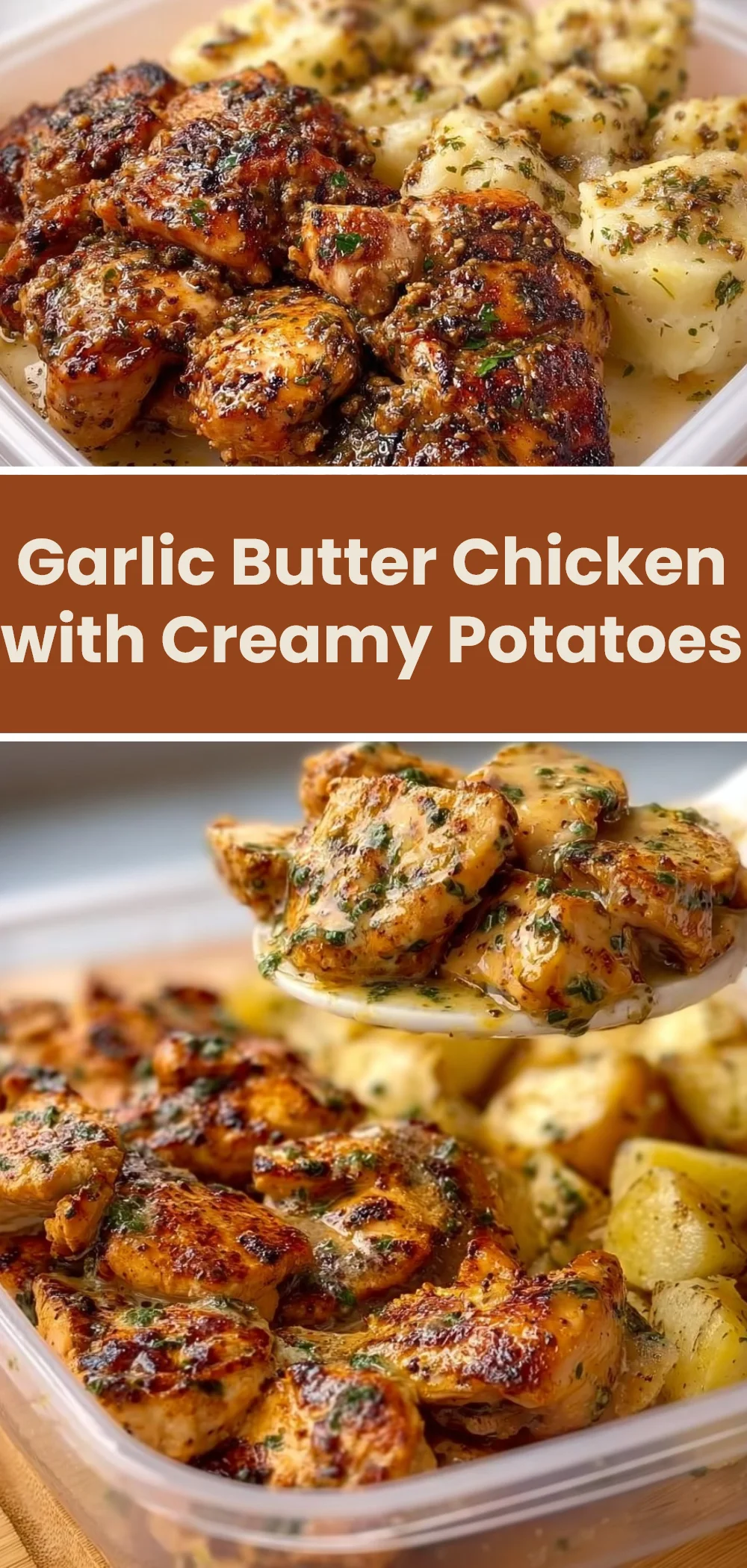 Garlic Butter Chicken with Creamy Potatoes