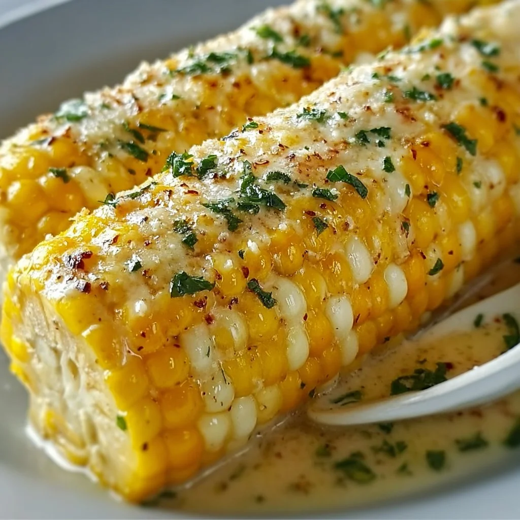 Garlic Parmesan Corn on the Cob