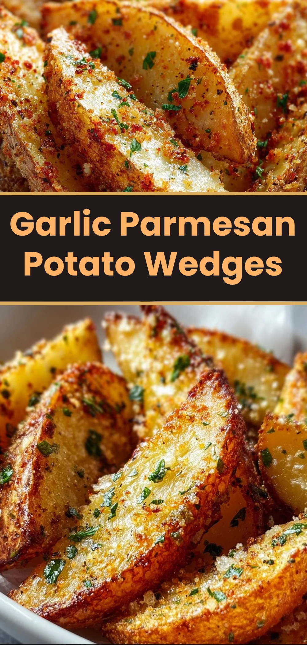 Garlic Parmesan Potato Wedges