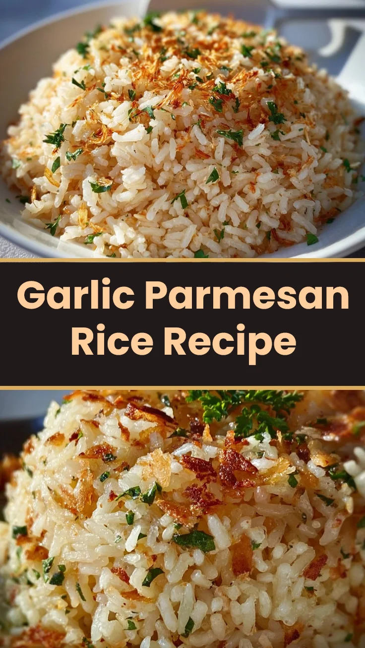 Garlic Parmesan Rice Recipe