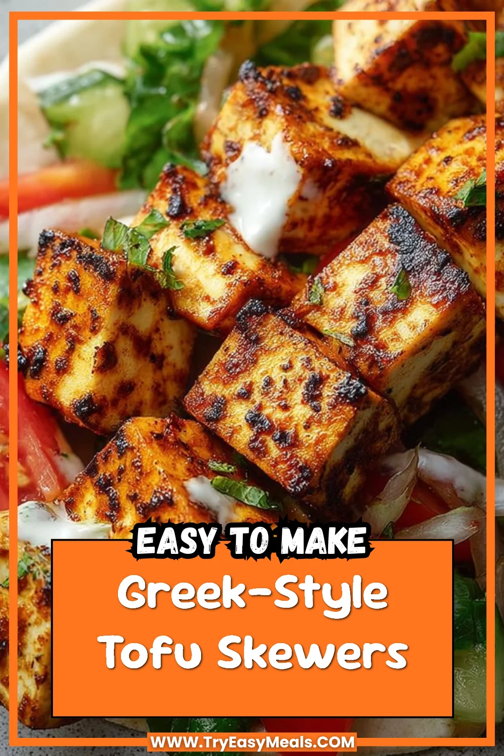 Greek-Style Tofu Skewers