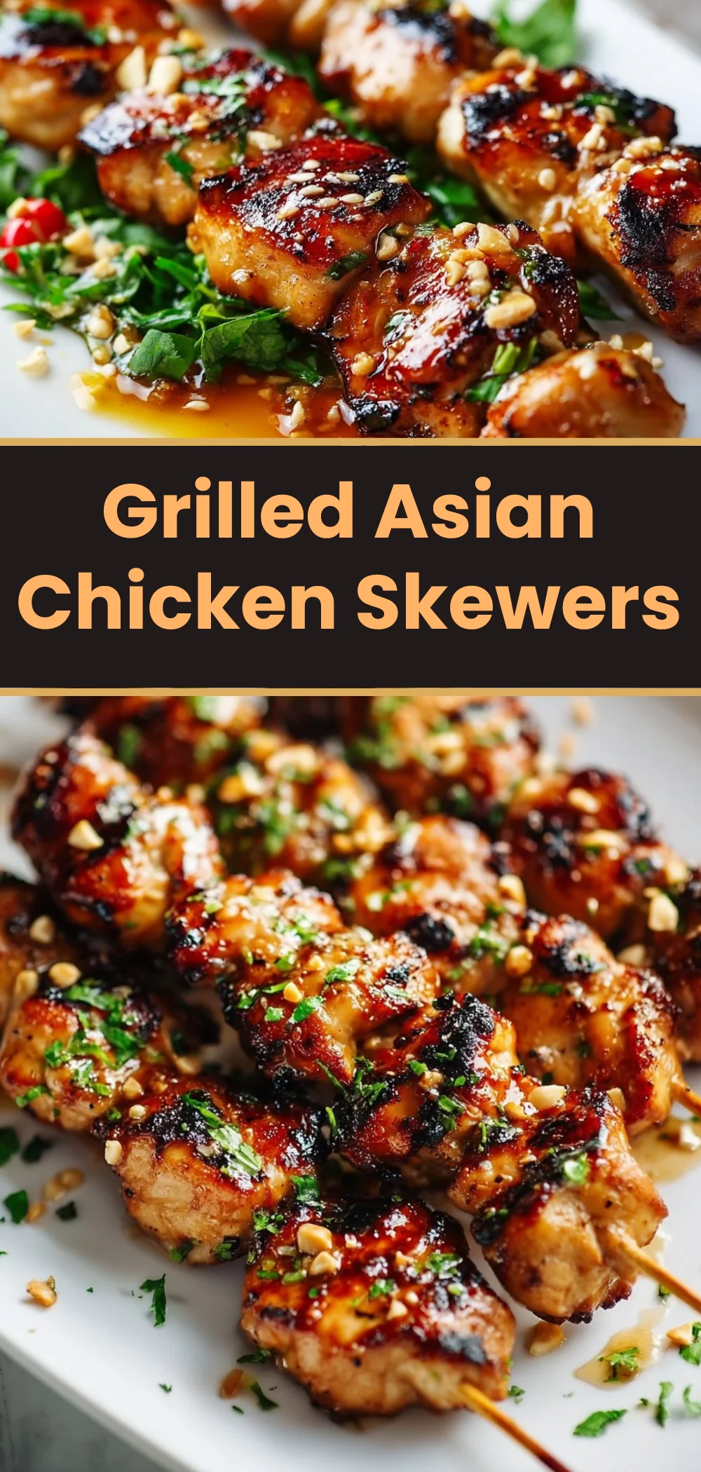 Grilled Asian Chicken Skewers