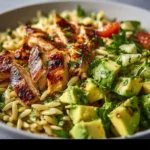 grilled chicken orzo salad with avocado 2026 04 17 021527