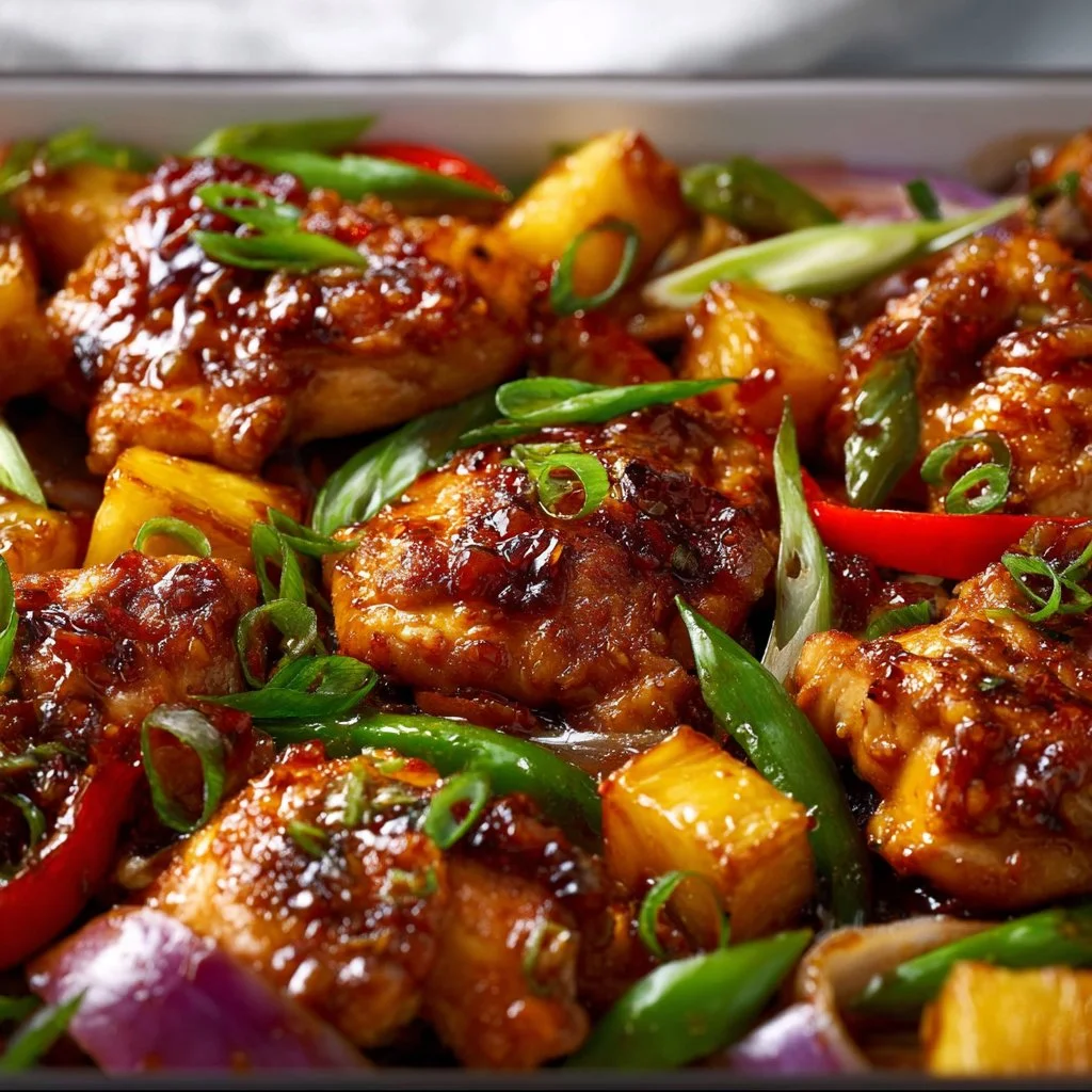 Hawaiian Chicken Sheet Pan
