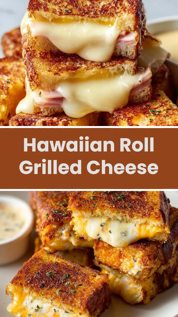 Hawaiian Roll Grilled Cheese