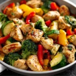 healthy chicken and vegetables skillet 2026 04 17 025827