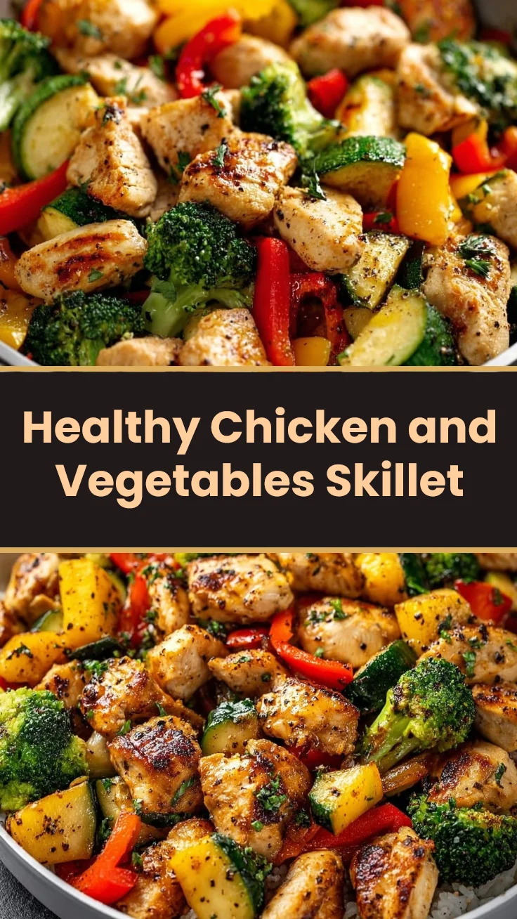 Healthy Chicken and Vegetables Skillet
