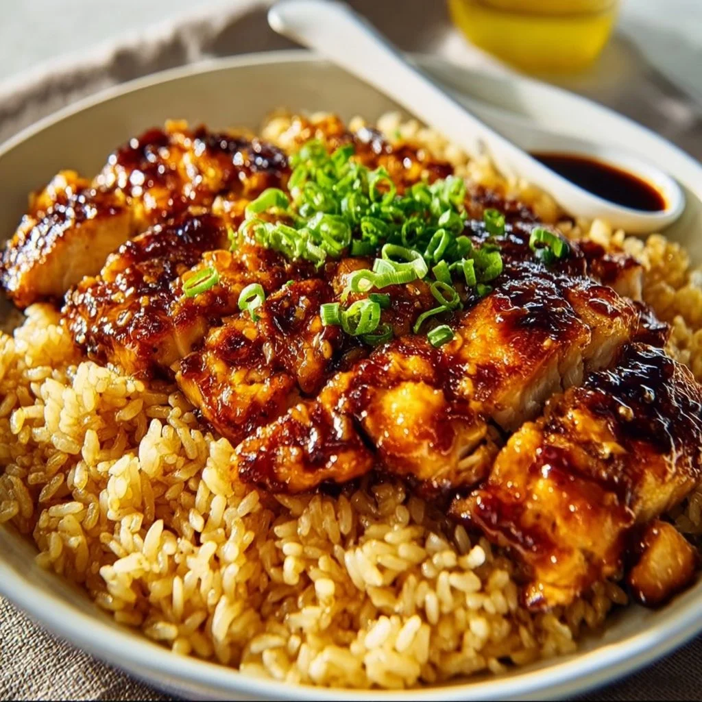 Honey BBQ Chicken Rice