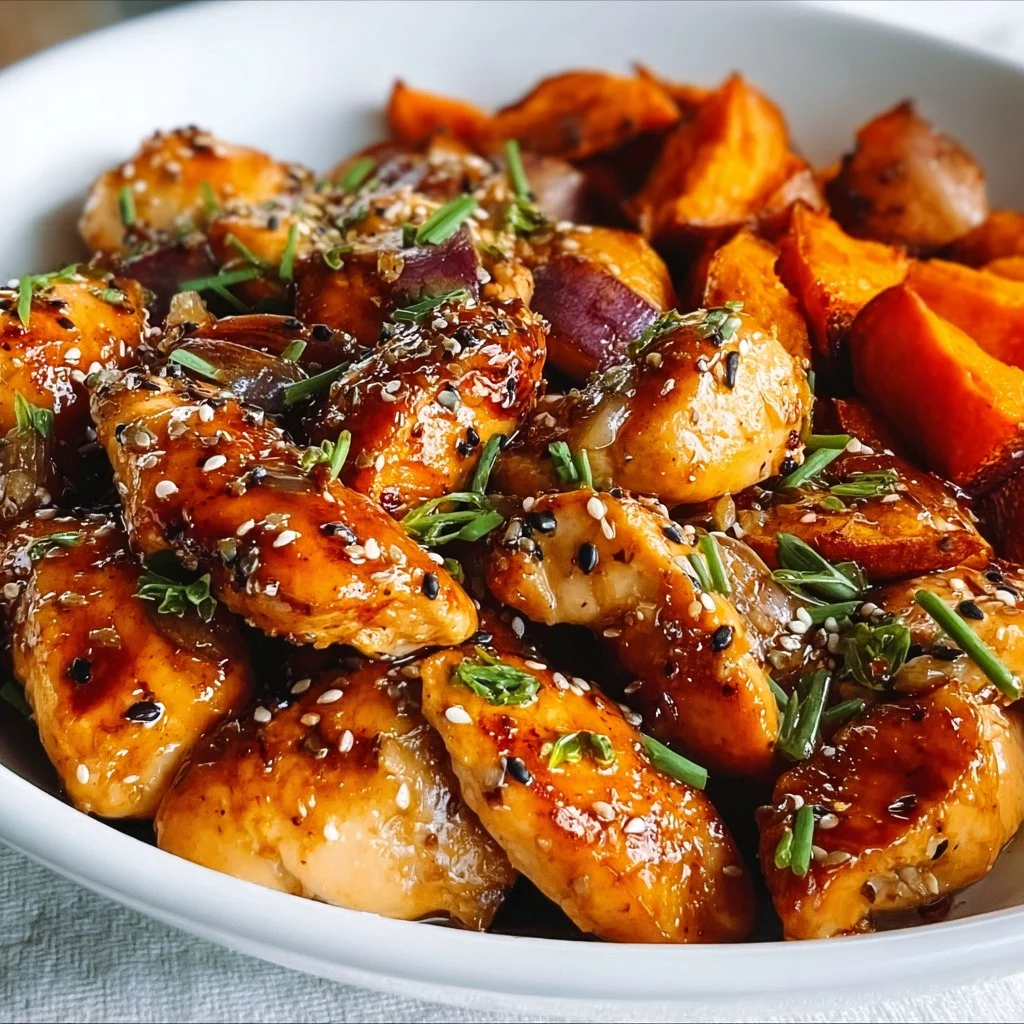 Discover the Best Honey Garlic Chicken and Sweet Potato Recipe for a Quick and Delicious Dinner