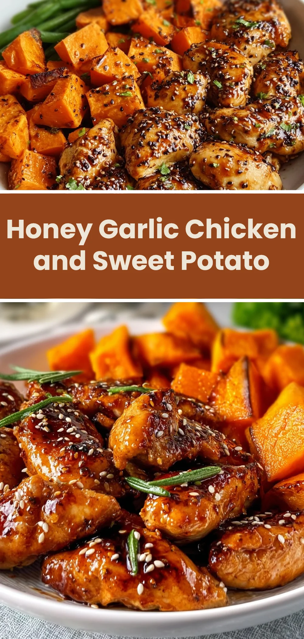 Honey Garlic Chicken and Sweet Potato