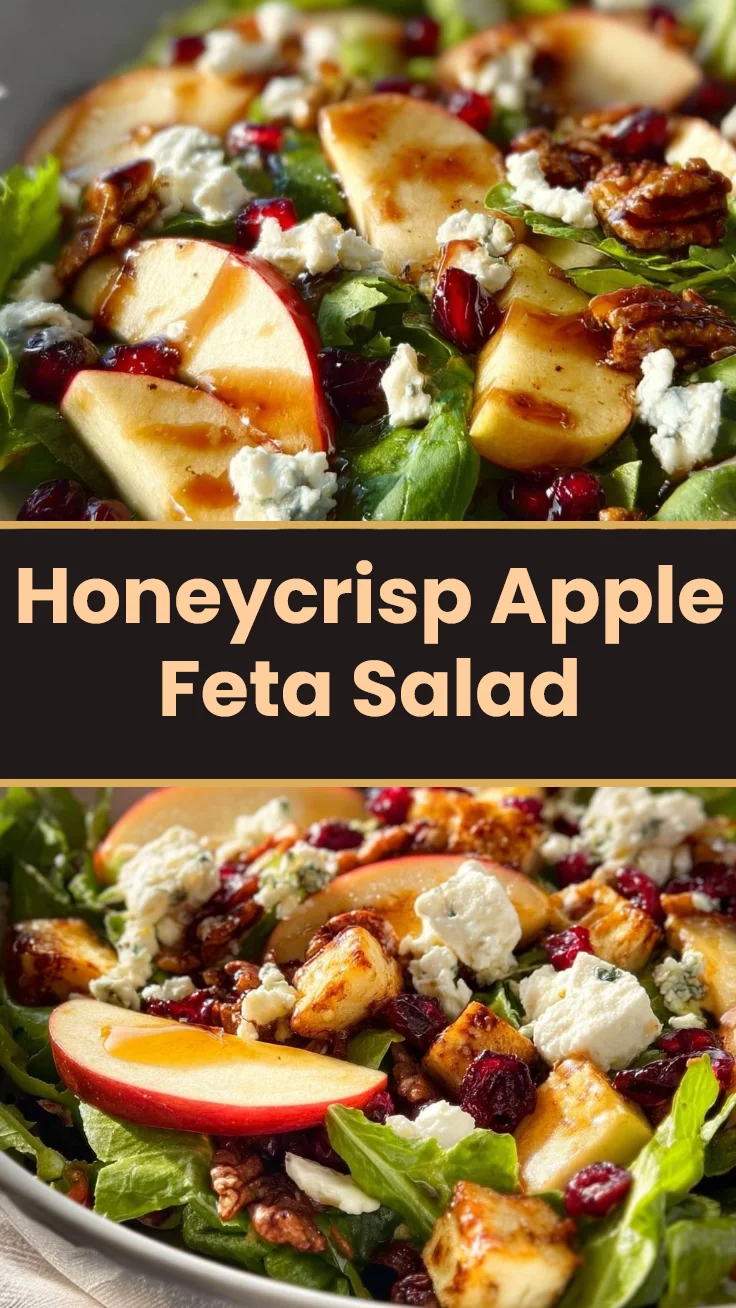 Honeycrisp Apple Feta Salad