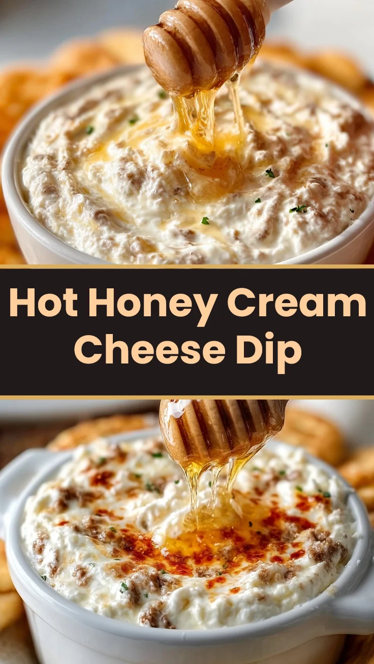 Hot Honey Cream Cheese Dip