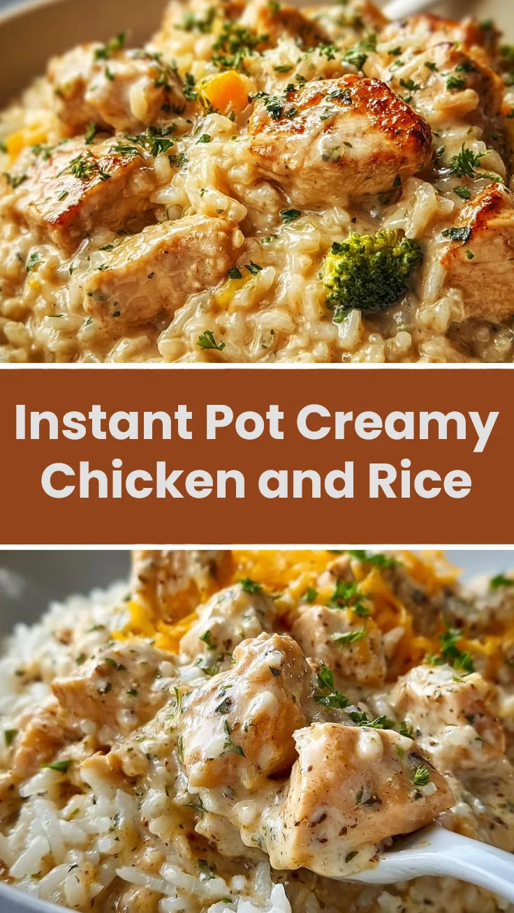 Instant Pot Creamy Chicken and Rice