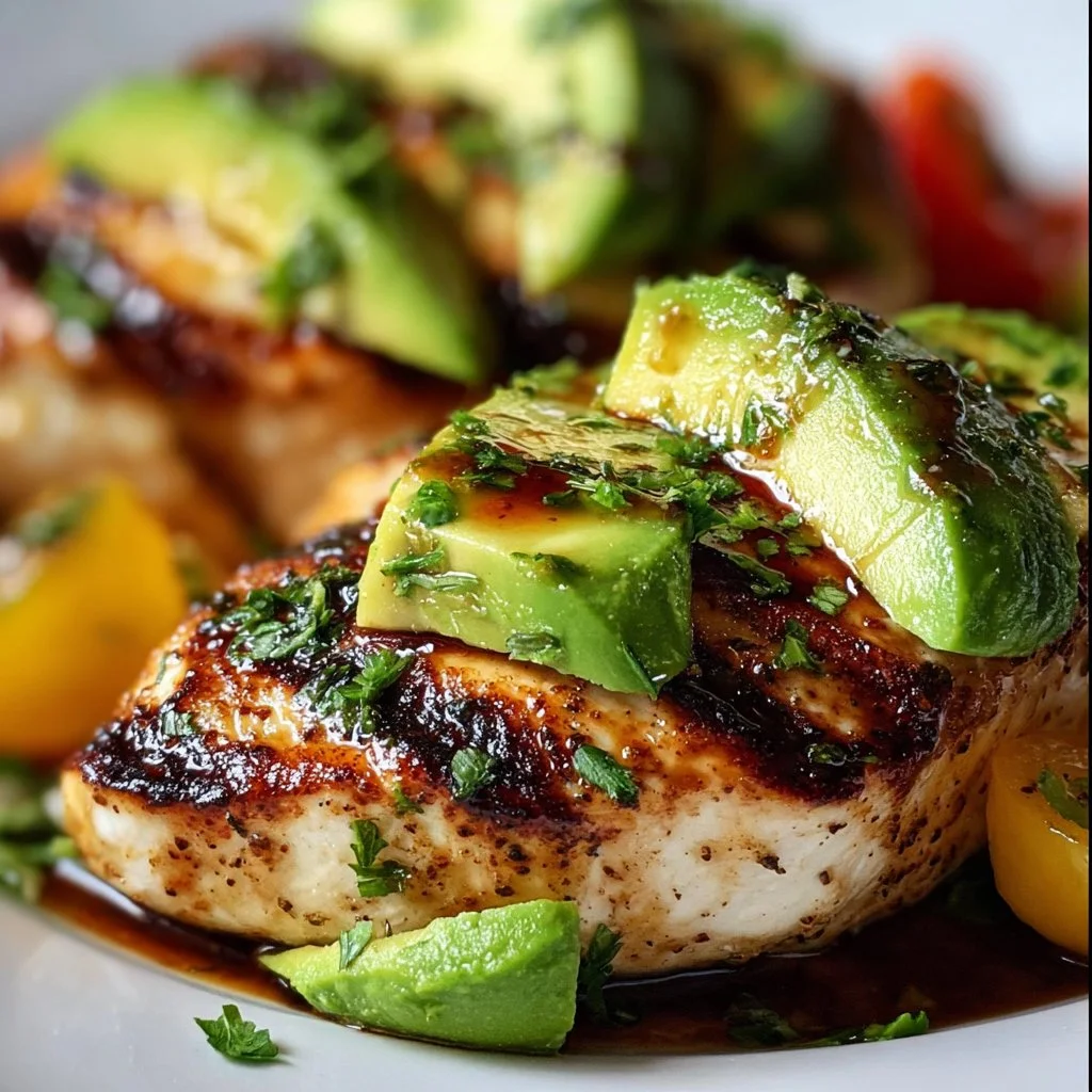 Juicy Grilled California Avocado Chicken