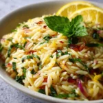 lemon basil orzo pasta salad 2026 04 10 182217