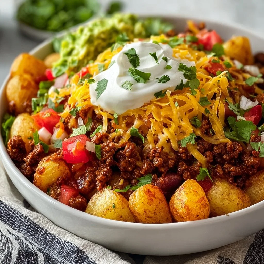 Loaded Potato Taco Bowl