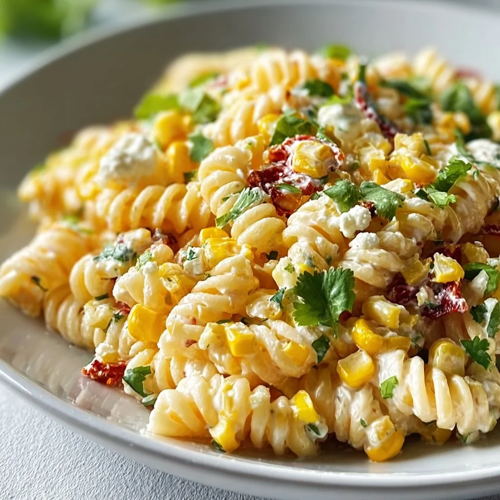 Mexican Street Corn Pasta Salad Recipe