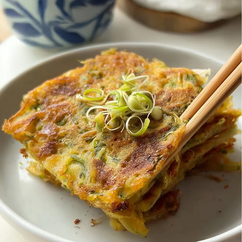 Mung Bean Sprout Pancakes