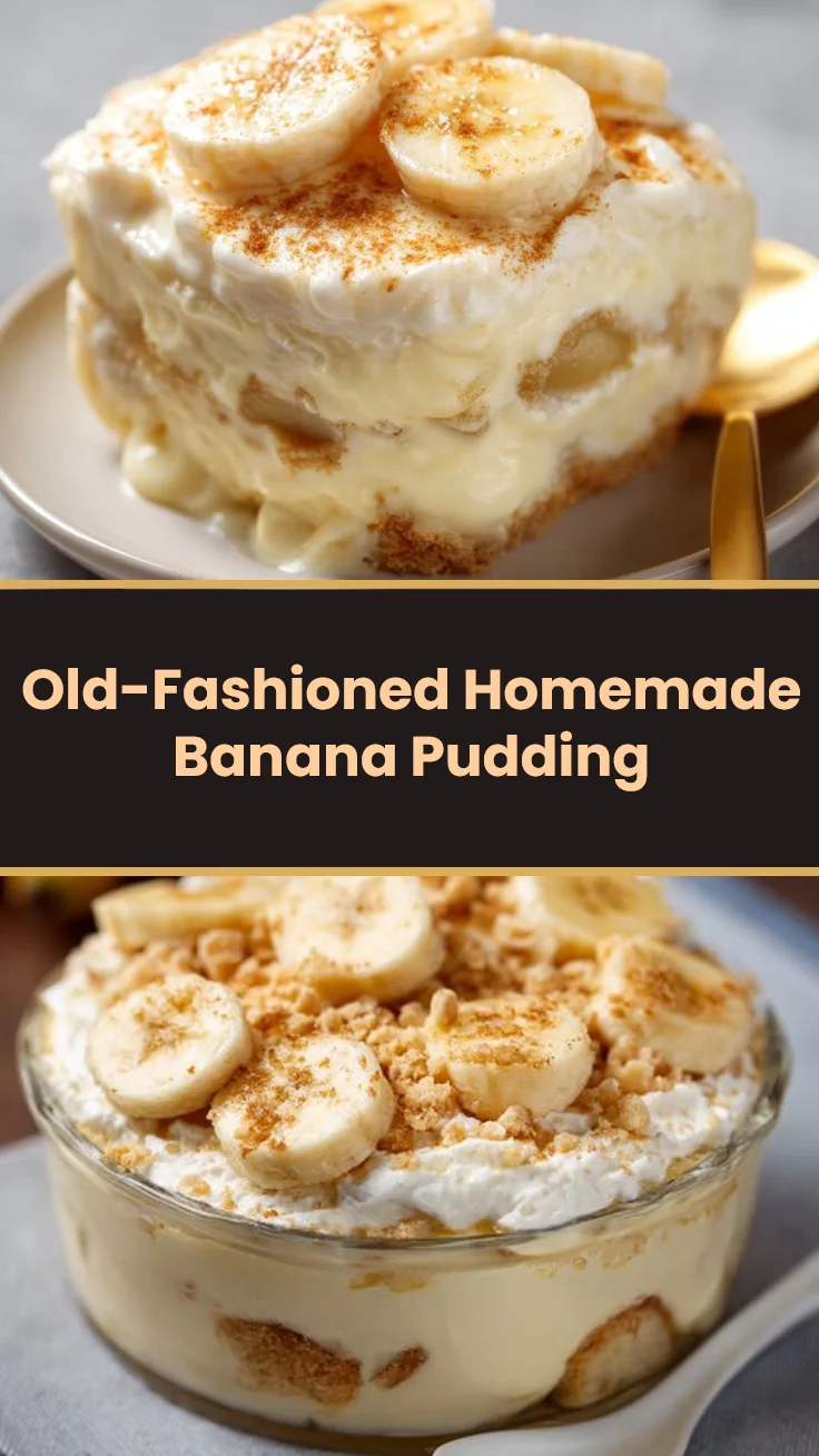 Old-Fashioned Homemade Banana Pudding