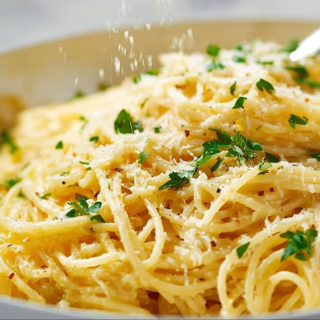 One Pot Garlic Parmesan Pasta
