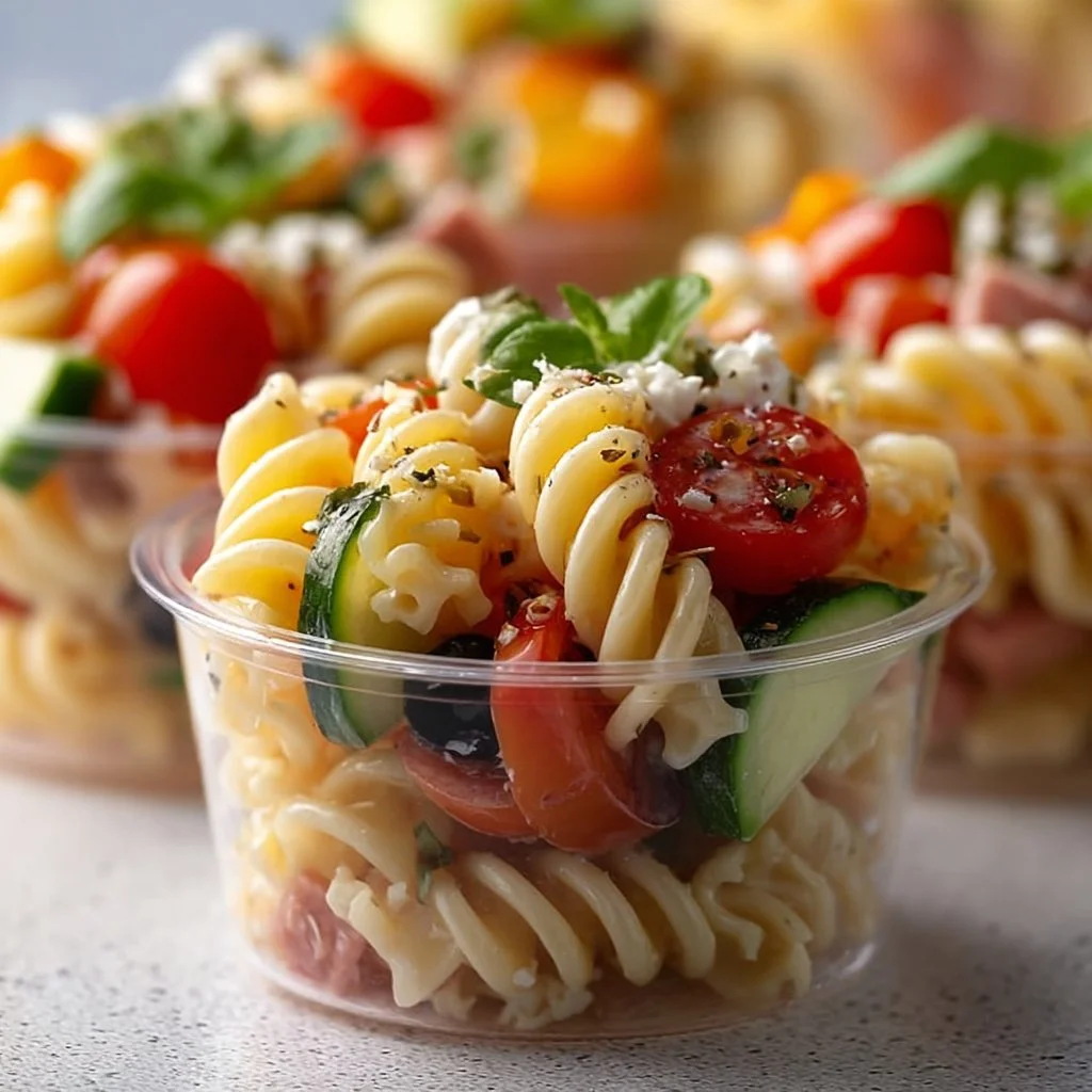 Pasta Salad Cups Recipe