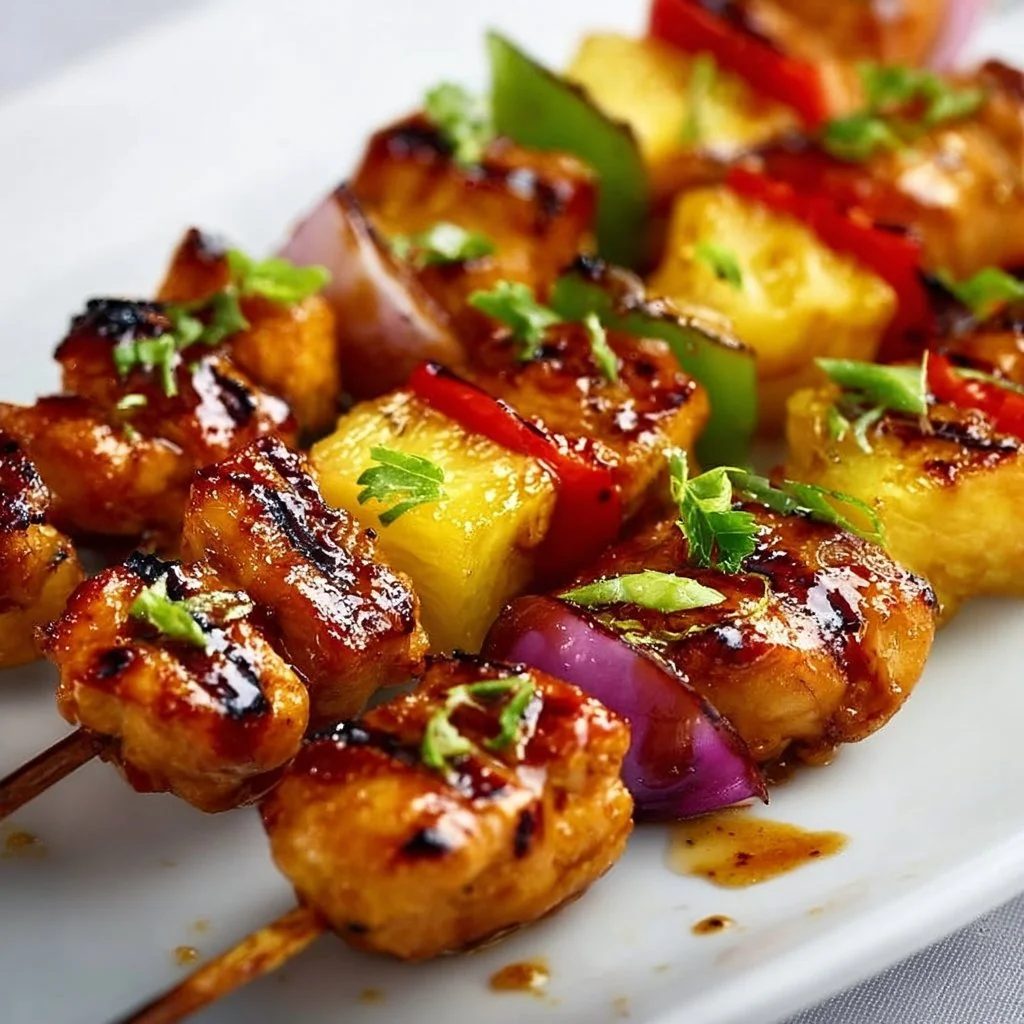 Pineapple Chicken Kabobs