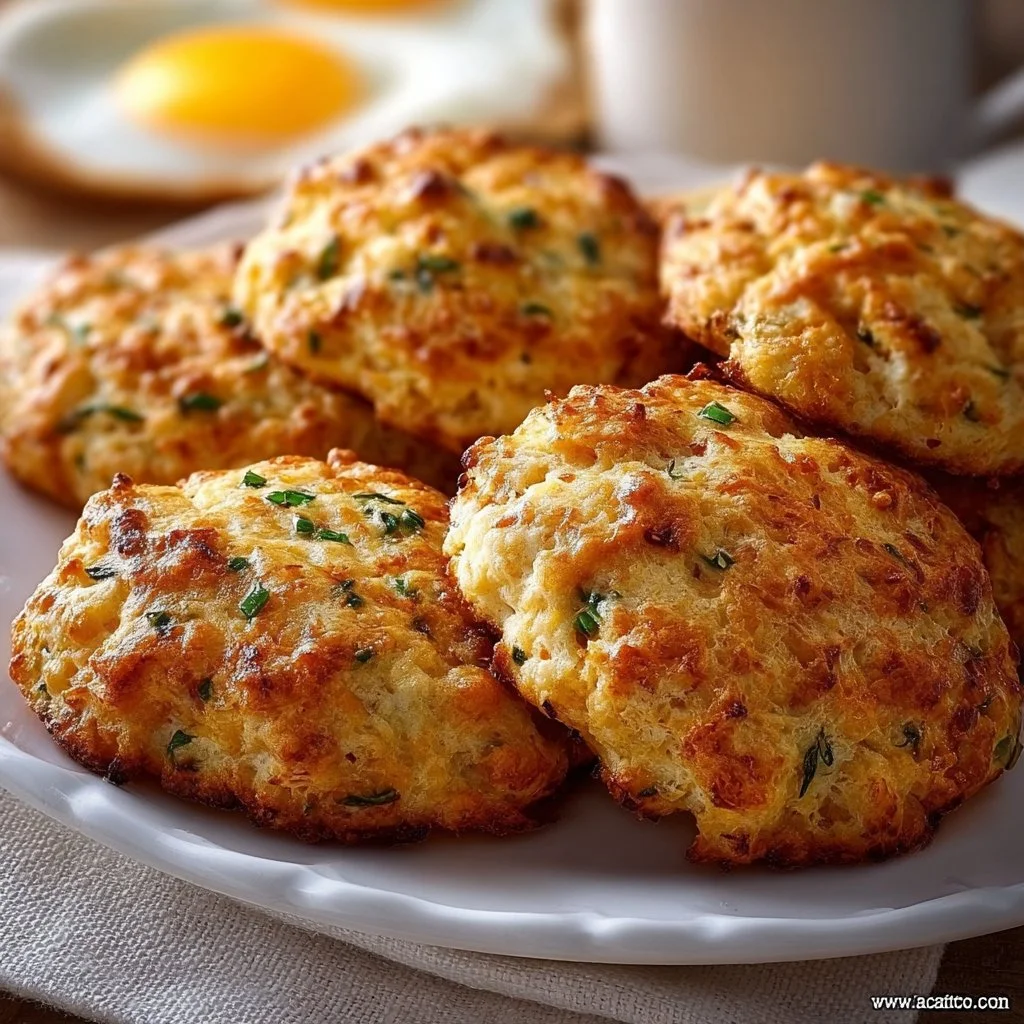 Savory Breakfast Protein Biscuits