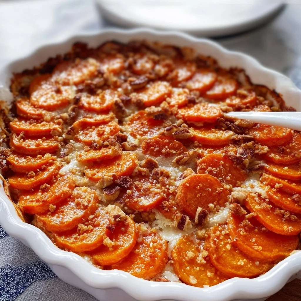 Scalloped Sweet Potato Casserole
