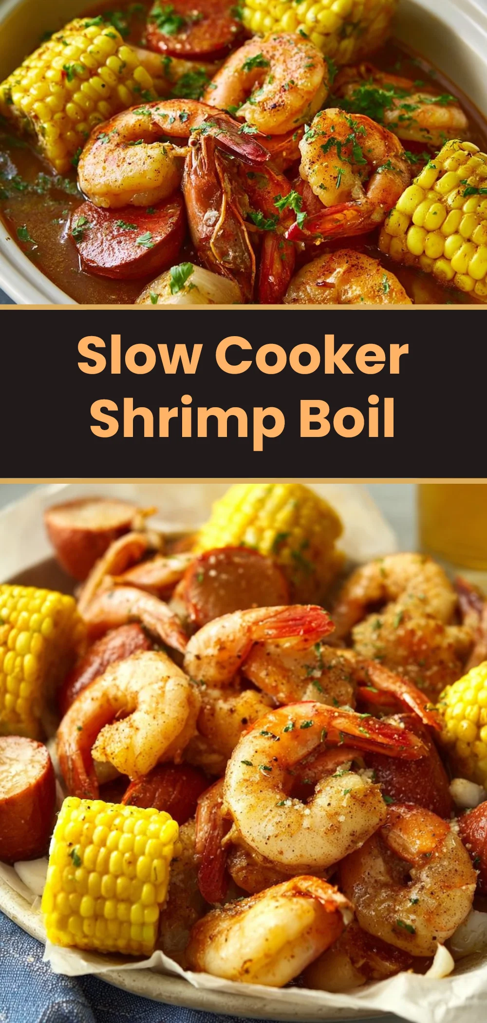 Slow Cooker Shrimp Boil