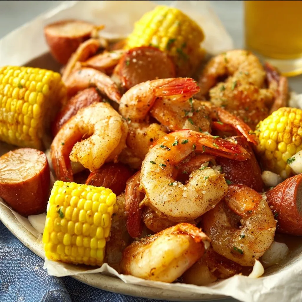 Slow Cooker Shrimp Boil