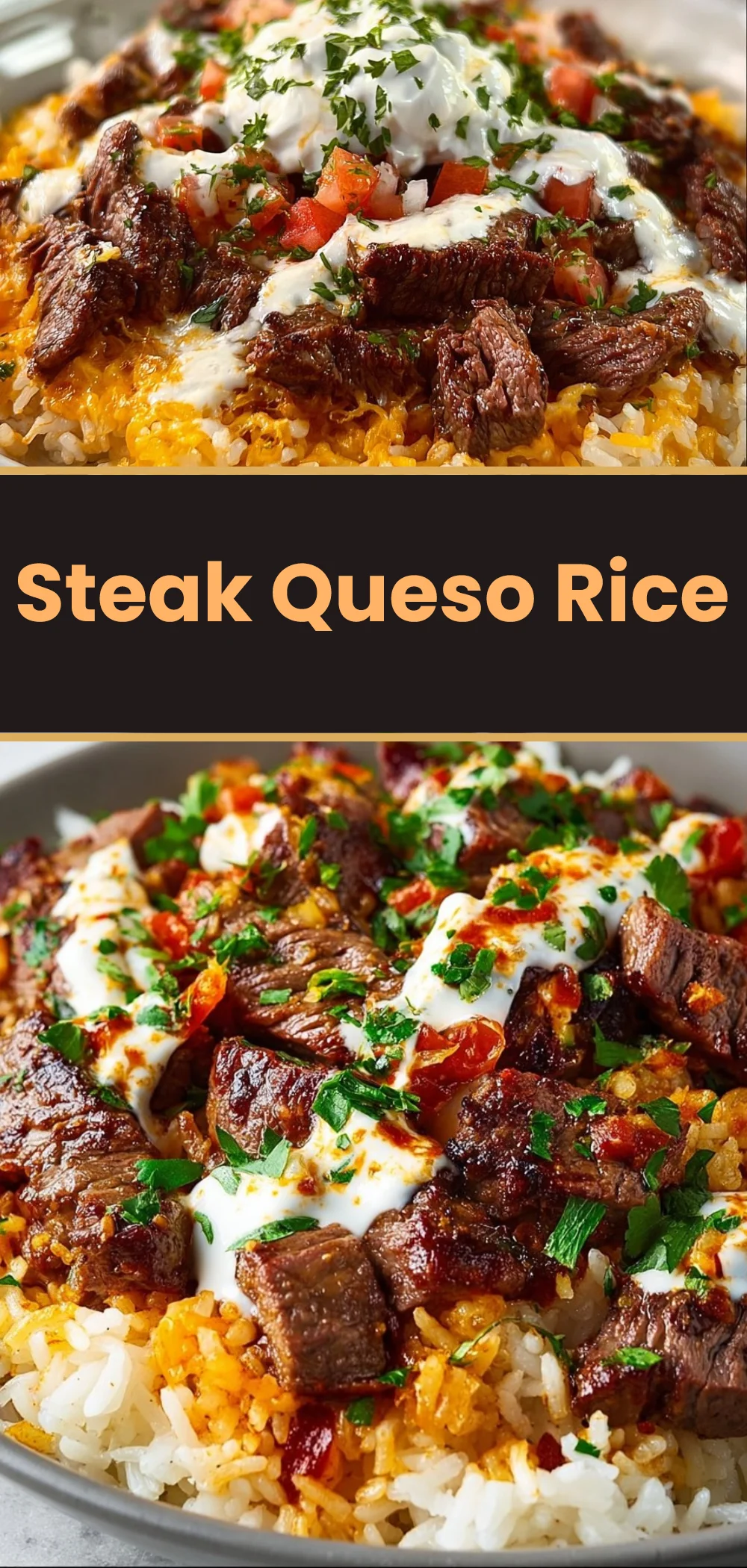 Steak Queso Rice