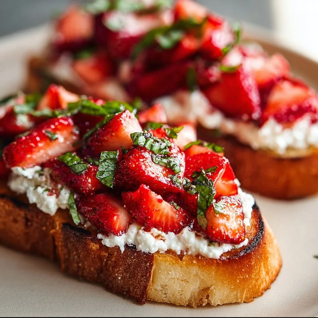 Strawberry Ricotta Bruschetta: A Fresh, Romantic Bite Everyone Will Love