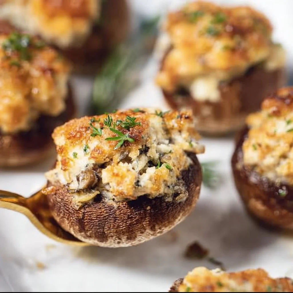 The Best Stuffed Mushrooms