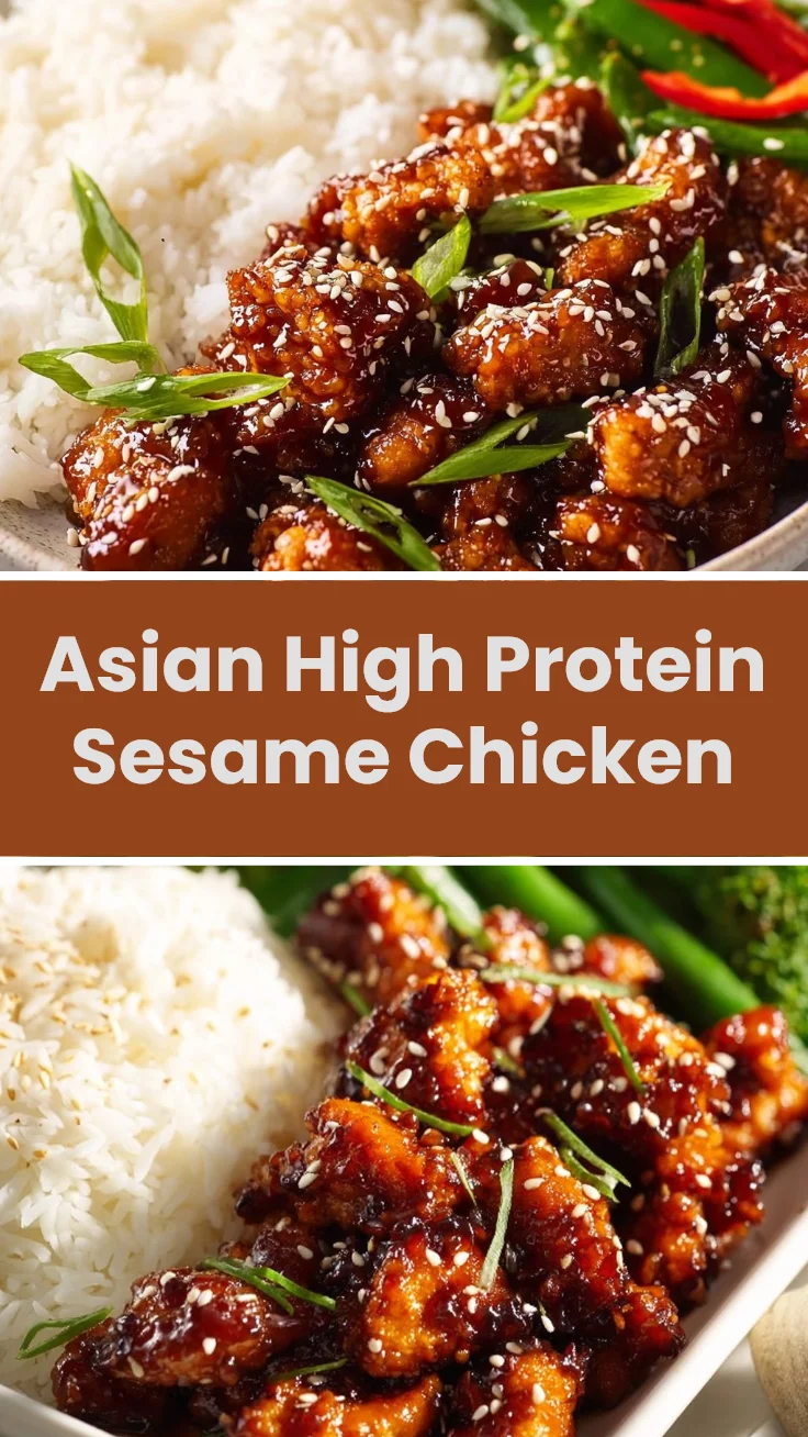 Asian High Protein Sesame Chicken