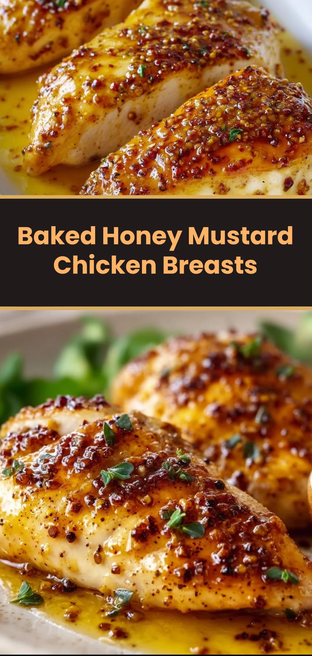 Baked Honey Mustard Chicken Breasts