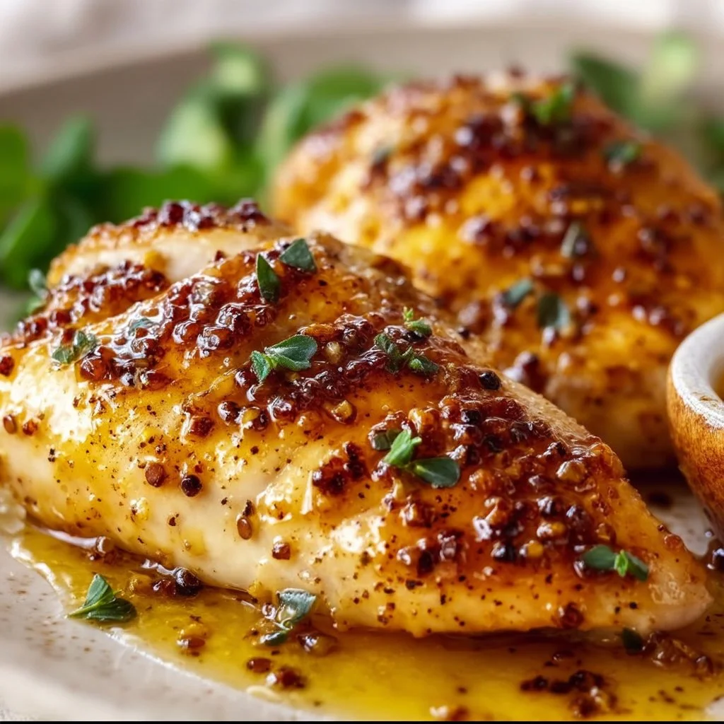 Baked Honey Mustard Chicken Breasts