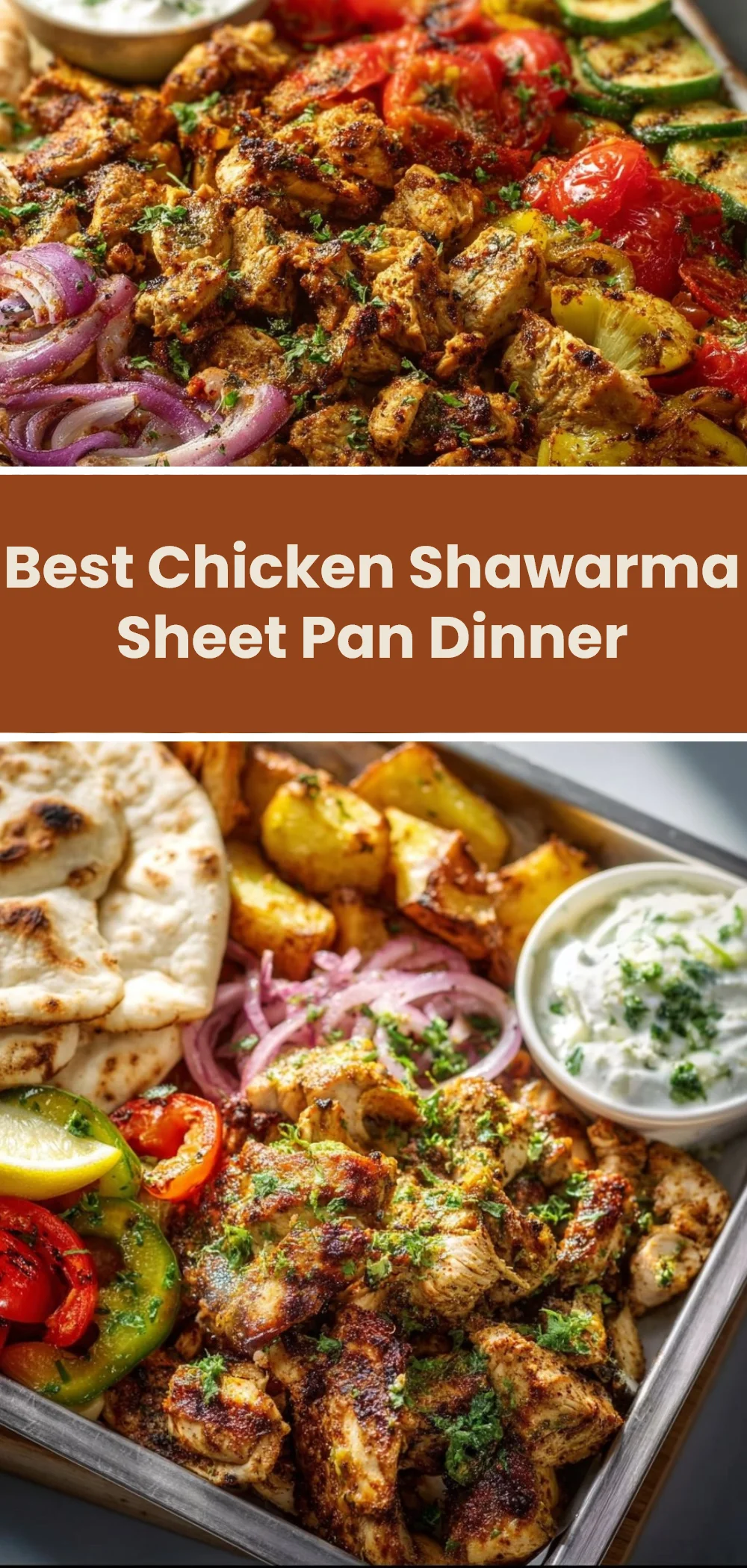 Best Chicken Shawarma Sheet Pan Dinner