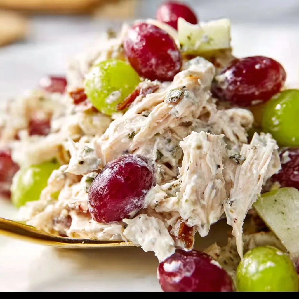 Best Ever Chicken Salad with Grapes and Apples
