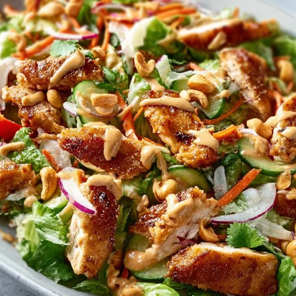 Chicken Cashew Crunch Salad